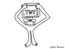 Monkey with TNT