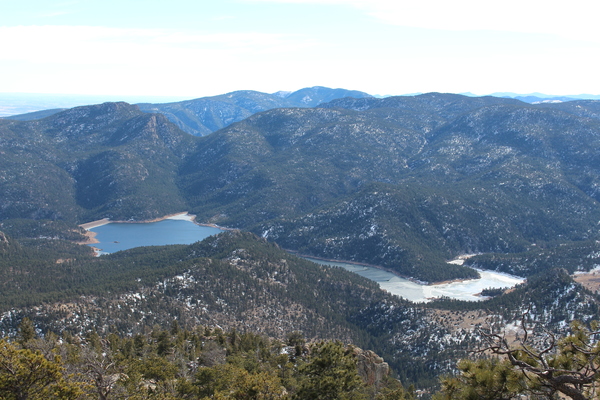 2015-01-25 Ralph Price Reservoir from Button Rock Mtn south summit