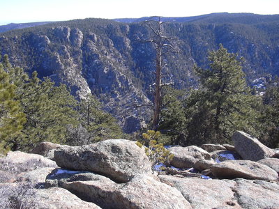 2013-02-02 Between Deadman Gulch and Coffintop Gulch, looking across canyon