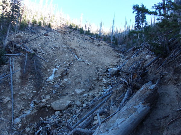 2014-11-01 Landslide over Calypso Cascades Trail