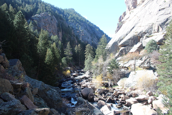 2025-10-14 North St Vrain Creek between North and South Sheep Mountain