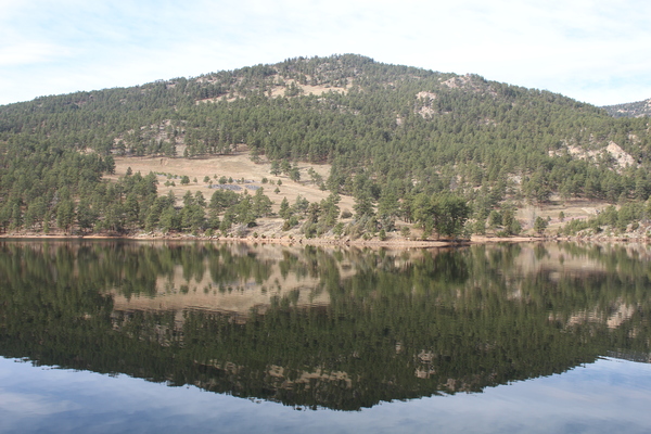 2025-11-01 Cook Mountain from north shore of Ralph Price Reservoir