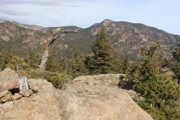 2025-11-01 Looking north from Cook Mountain summit