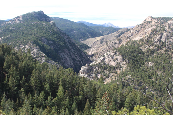 2025-11-01 North St Vrain Canyon from Cook Mountain